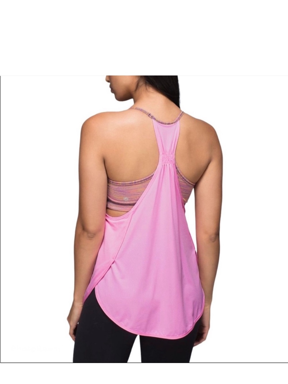 lululemon athletica Pink Tuck me Tank-Size 4 (XS)